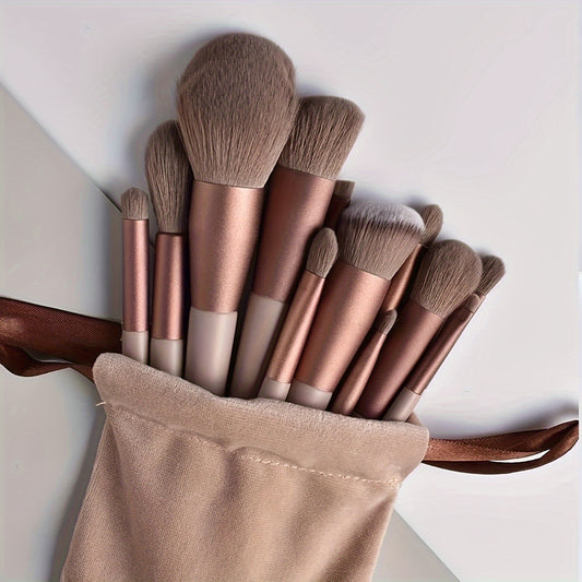 Luxurious 13-Piece Makeup Brush Set